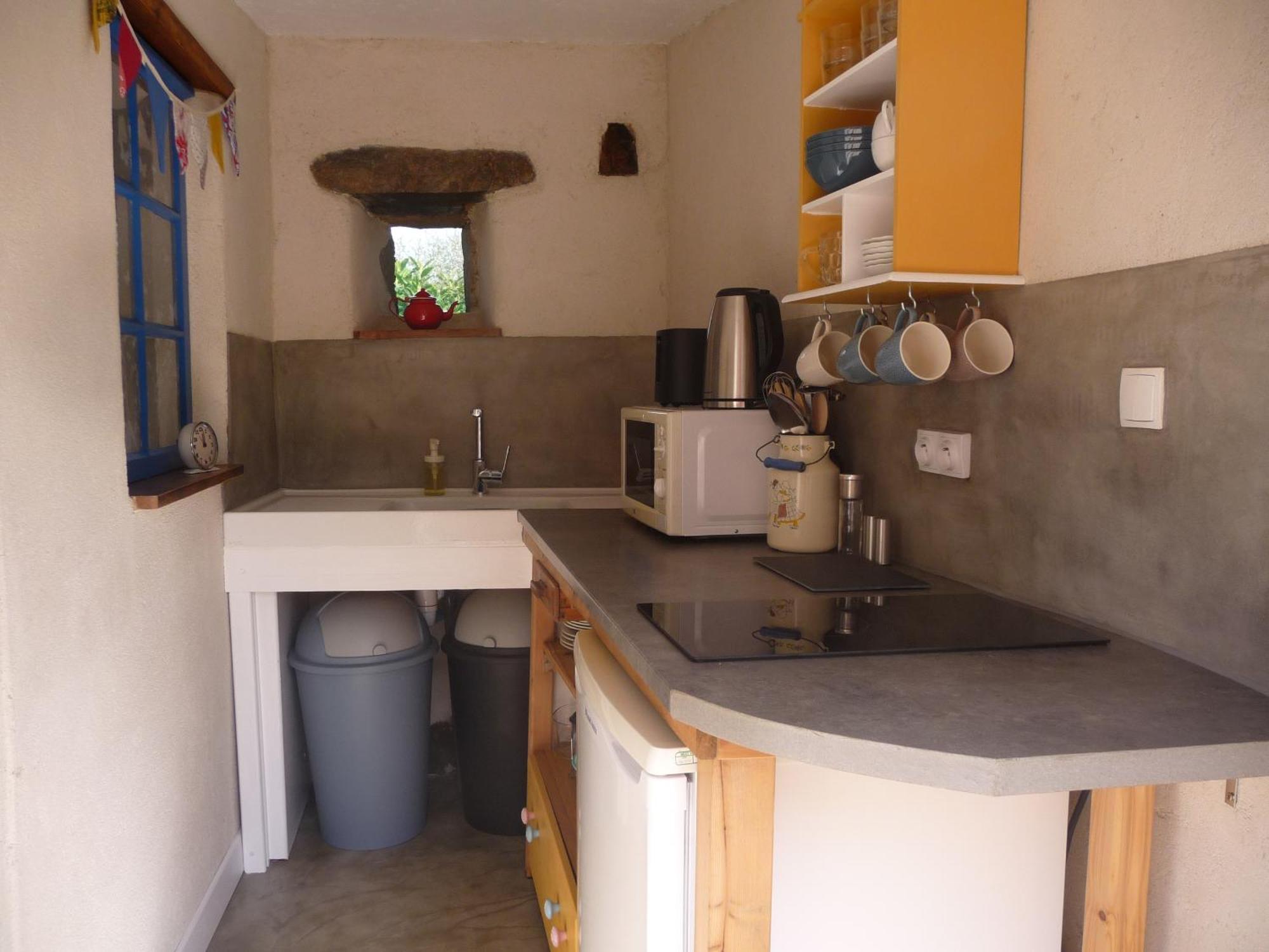Bretagne Chambre D'Hotes Suite 53M2 Et Caravane Vintage Avec Cuisine Et Salle De Bains Privees Brittany B&B 53M2 Suite And Vintage Caravan Glamping With Private Kitchen And Bathroom Pleumeur-Gautier Dış mekan fotoğraf